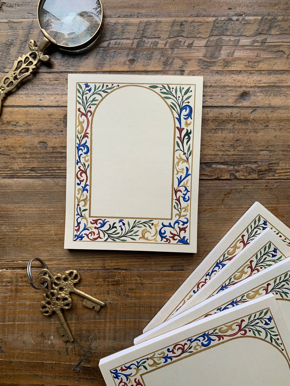 Medieval border notepad